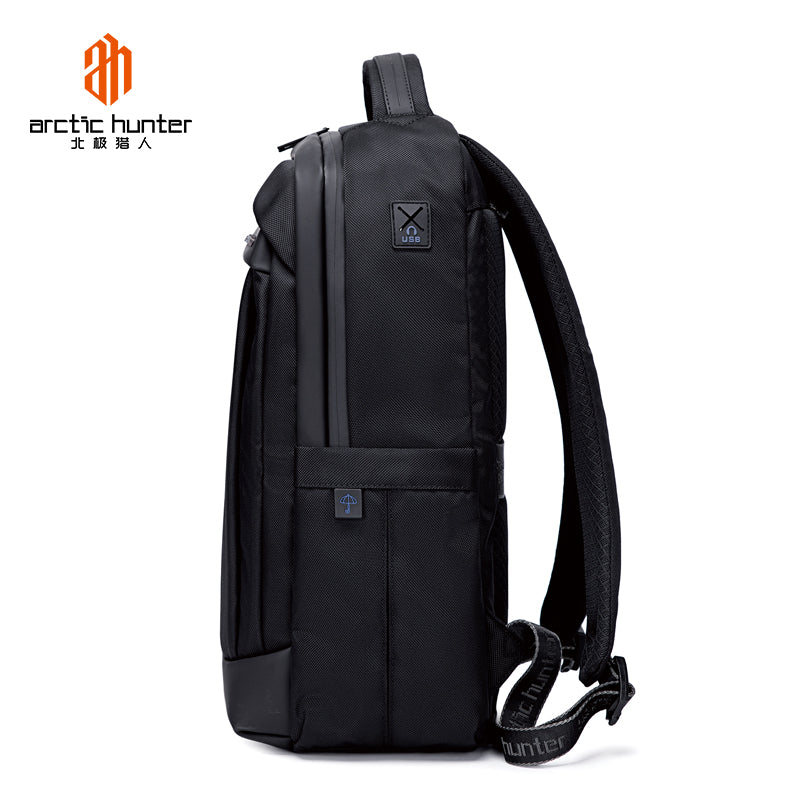 Arctic Hunter Durable Laptop Bag Lightweight Water Resistant with USB Jack Travel Backpack with Separate Laptop Compartment For Unisex, B00478