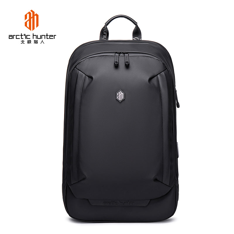 Arctic Hunter Anti Theft 15.6 Inch Water Resistant Shoulder Bag with Multi-Pockets with built in USB Port for Men & Women, B00443 Black
