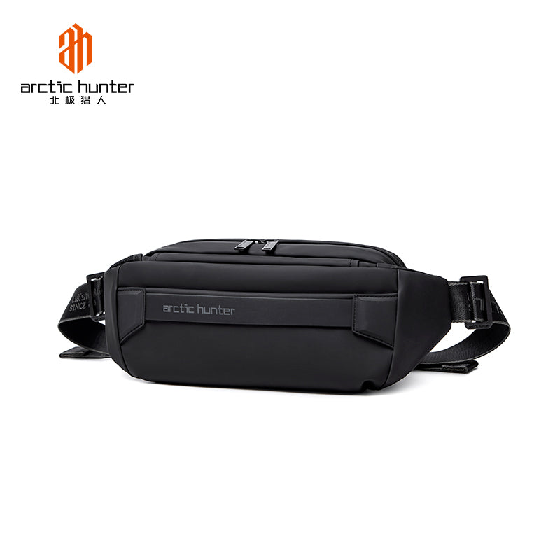 Arctic Hunter Unisex Small Cross Body Waist Pouch with Adjustable Buckle PU Coated Watter Resistant Shoulder bag for Men and Women on Travel Hiking, YB00043