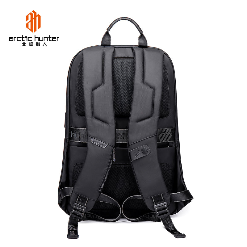 Arctic Hunter Anti Theft 15.6 Inch Water Resistant Shoulder Bag with Multi-Pockets with built in USB Port for Men & Women, B00423 Black