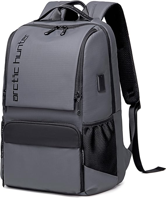 Arctic Hunter Premium Backpack Water Resistant Built-in USB Headphone Jack Laptop Daypack for Men and Women, B00532