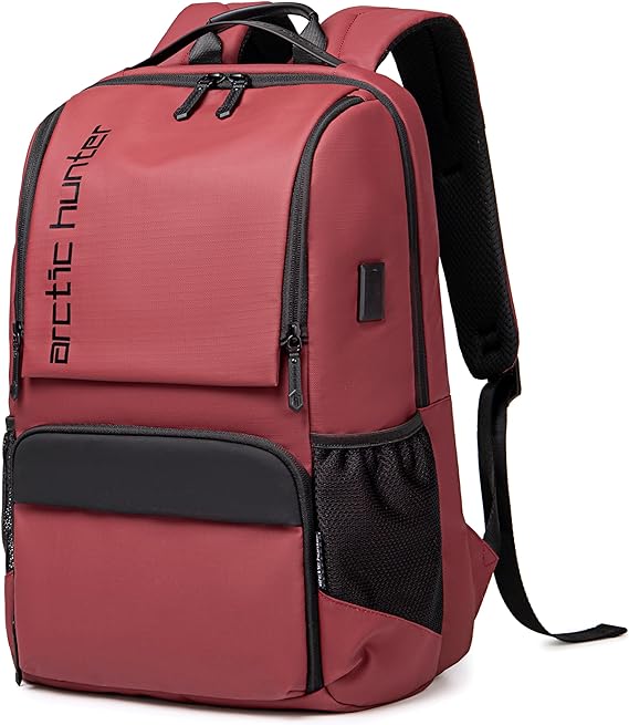 Arctic Hunter Premium Backpack Water Resistant Built-in USB Headphone Jack   Laptop Daypack for Men and Women, B00532