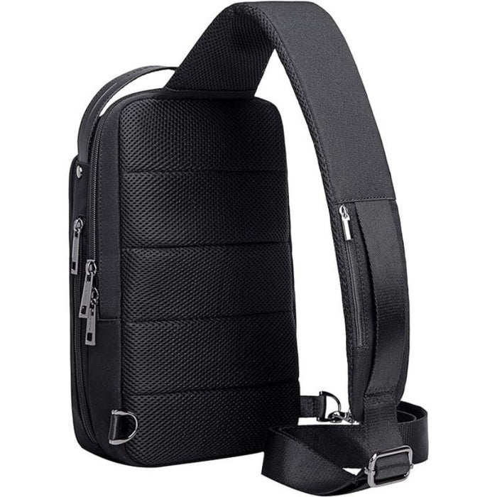 Arctic Hunter Crossbody Sling Bag Water Resistant Anti-Theft Unisex Small Shoulder Bag with Built in USB Port for Business Travel, XB00105 Black