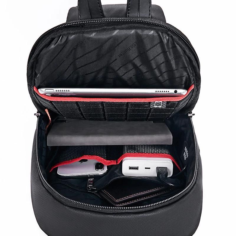 Arctic Hunter Cross-Body Sling Bag Water Resistant Anti-Theft Unisex Shoulder bag with Built in USB Port for Travel Business Shopping, XB00081