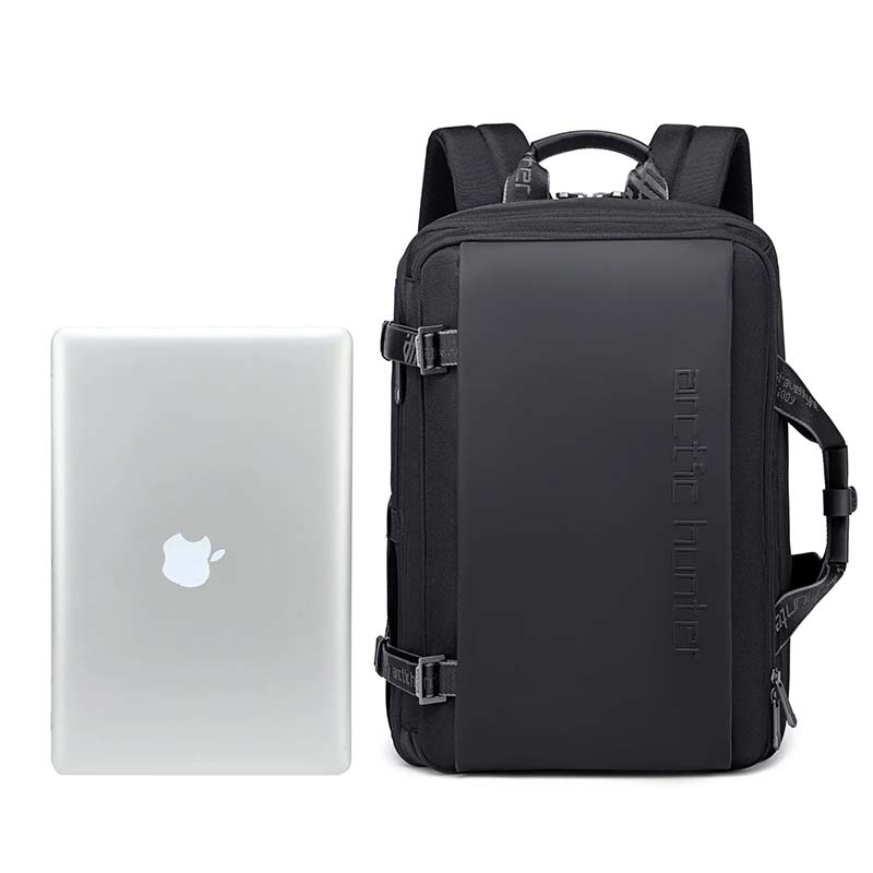 Arctic Hunter Travel Backpack Convertible Top loader 17-inch Expandable messenger bag Water Repellant TSA Friendly multi pocket laptop bag for Unisex, B00540