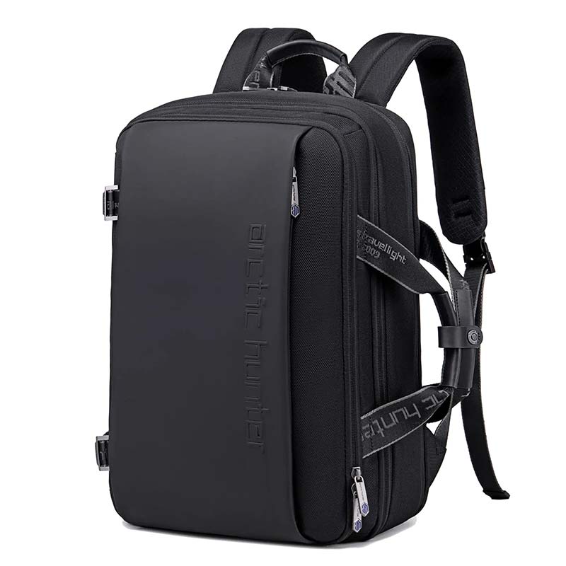 Arctic Hunter Travel Backpack Convertible Top loader 17-inch Expandable messenger bag Water Repellant TSA Friendly multi pocket laptop bag for Unisex, B00540