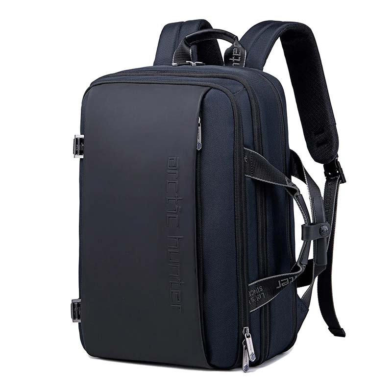 Arctic Hunter Travel Backpack Convertible Top loader 17-inch Expandable messenger bag Water Repellant TSA Friendly multi pocket laptop bag for Unisex, B00540