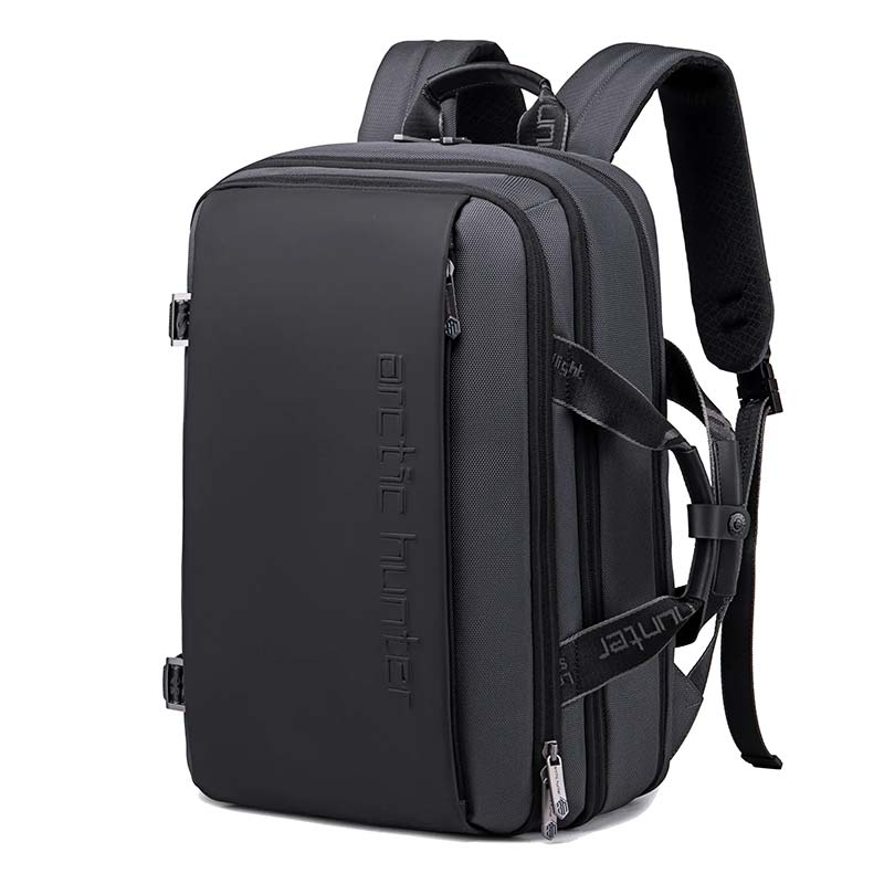 Arctic Hunter Travel Backpack Convertible Top loader 17-inch Expandable messenger bag Water Repellant TSA Friendly multi pocket laptop bag for Unisex, B00540