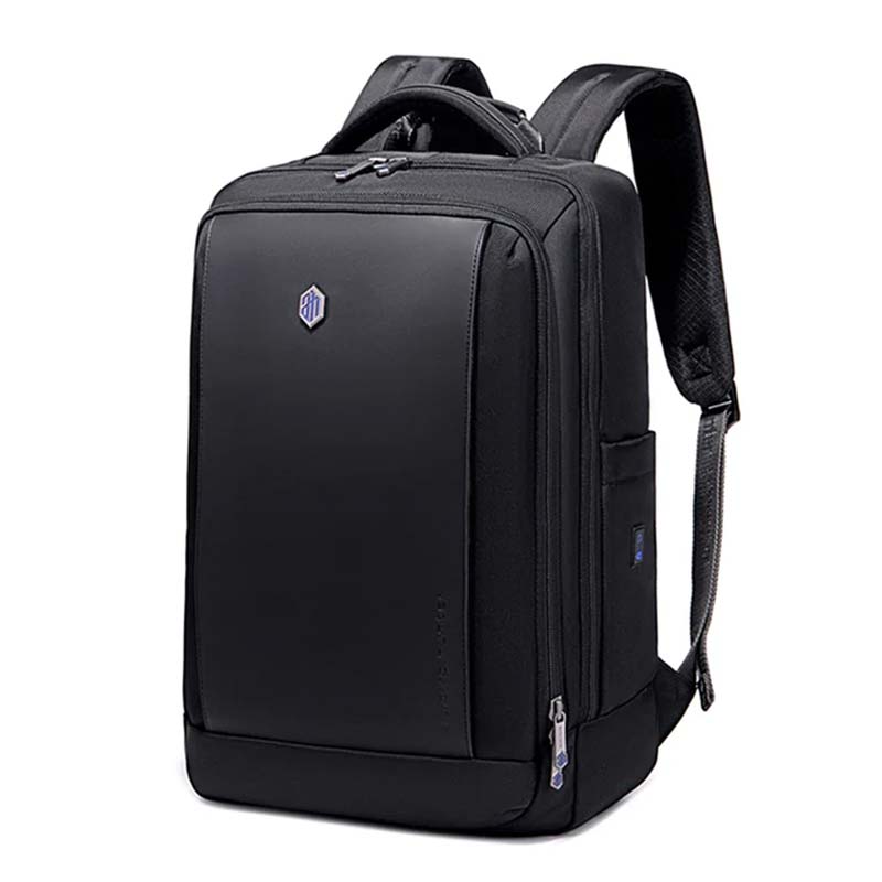 Arctic Hunter 180° Opening Anti-Theft Business Travel Laptop Backpack – 17 Inch Water Repellant Multifunctional Backpack For Men And Women, B00550 Black