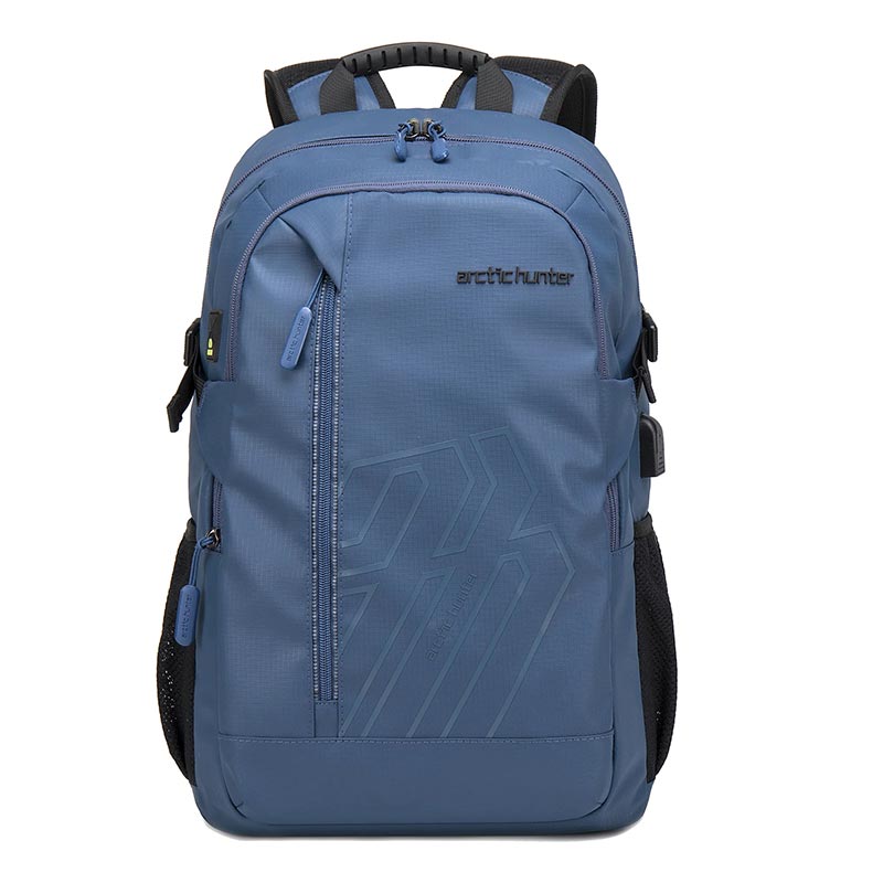Arctic Hunter 26l Laptop Backpack Water Resistant Anti-Theft Pocket with USB Port And Separate Laptop Compartment Premium Office Backpack B00387 Black