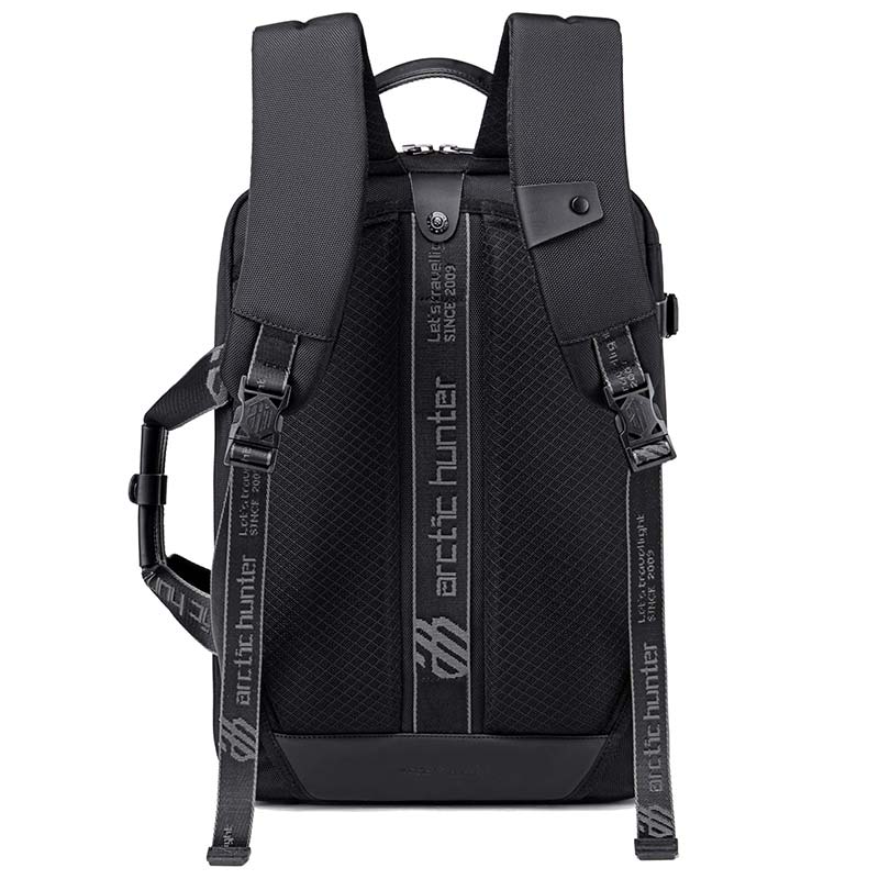 Arctic Hunter Travel Backpack Convertible Top loader 17-inch Expandable messenger bag Water Repellant TSA Friendly multi pocket laptop bag for Unisex, B00540