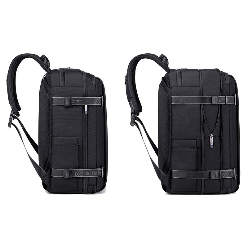 Arctic Hunter Travel Backpack Convertible Top loader 17-inch Expandable messenger bag Water Repellant TSA Friendly multi pocket laptop bag for Unisex, B00540