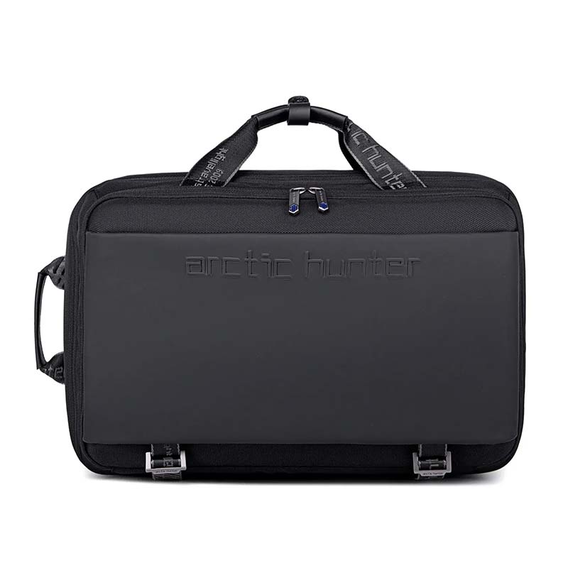 Arctic Hunter Travel Backpack Convertible Top loader 17-inch Expandable messenger bag Water Repellant TSA Friendly multi pocket laptop bag for Unisex, B00540