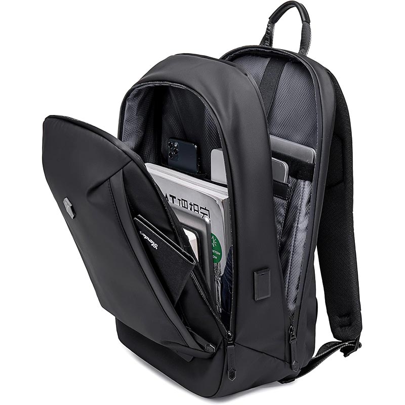 Arctic Hunter Stylish Anti-Theft Water-Repellant Laptop Backpack with Built-in USB and Earphone Ports, B00428 - Premium Travel and College Daypack