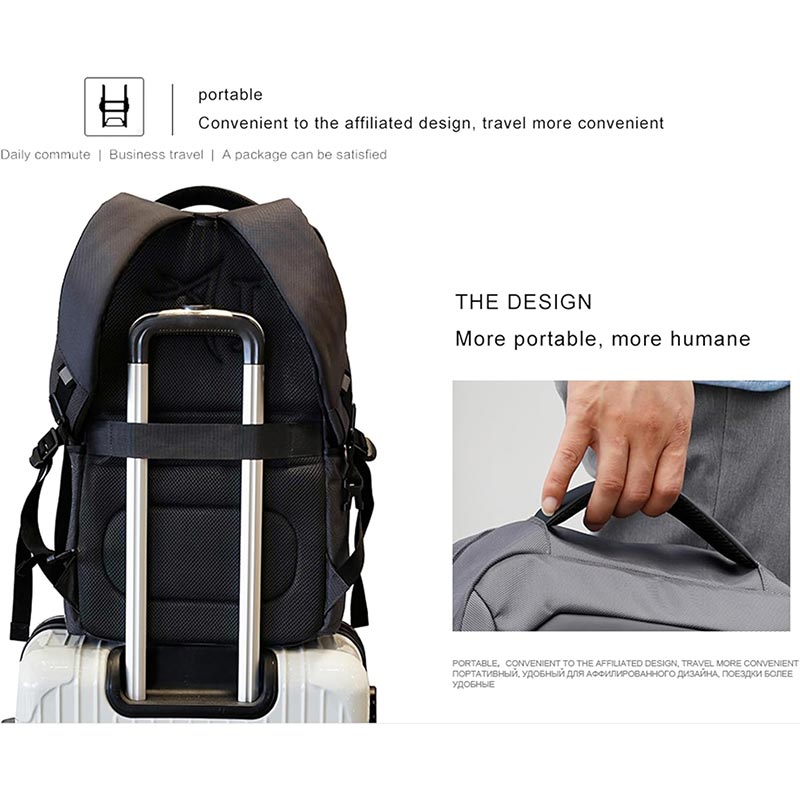 Arctic Hunter Casual Travel Backpack Water Resistant Unisex School College Bag with Built in USB Port and Laptop Compartment for Men and Women, B00120C