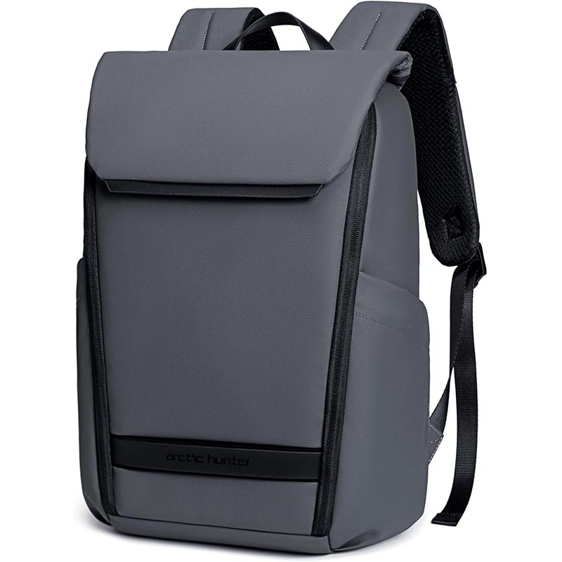 Arctic Hunter Computer Backpack Durable Water-Resistant TSA Friendly Opening Slim Travel Backpack for men and Women, B00559 Black