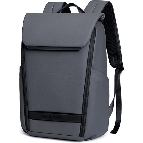 Arctic Hunter Computer Backpack Durable Water-Resistant TSA Friendly Opening Slim Travel Backpack for men and Women, B00559 Grey