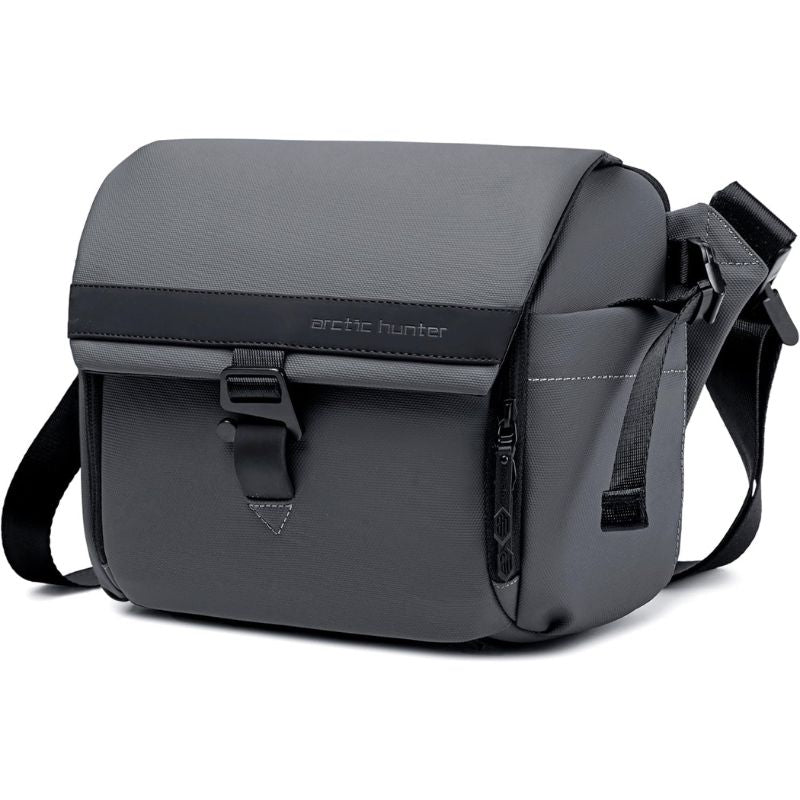 Arctic Hunter Premium Unisex Water-Resistant Sling Bag - Anti-Theft Crossbody Bag for Travel, Business, and Daily Use K00576 Black
