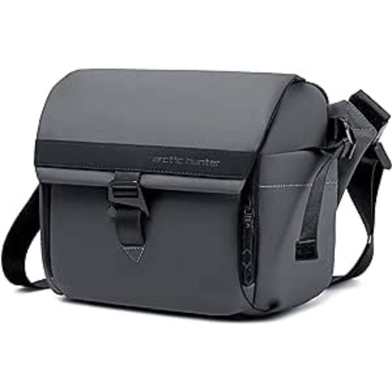 Arctic Hunter Premium Unisex Water-Resistant Sling Bag - Anti-Theft Crossbody Bag for Travel, Business, and Daily Use K00576 Black