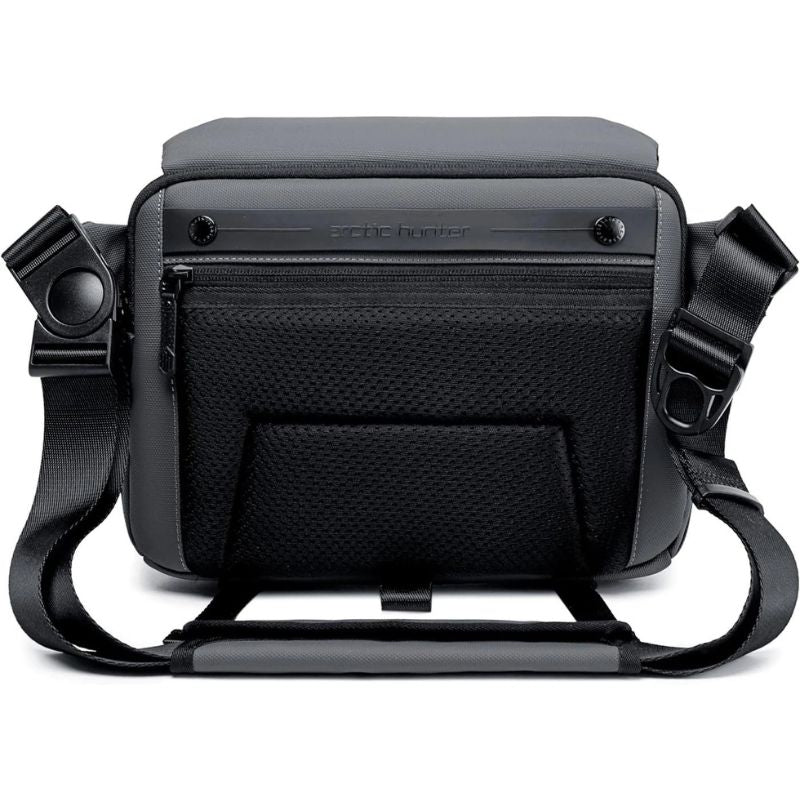 Arctic Hunter Premium Unisex Water-Resistant Sling Bag - Anti-Theft Crossbody Bag for Travel, Business, and Daily Use K00576 Black
