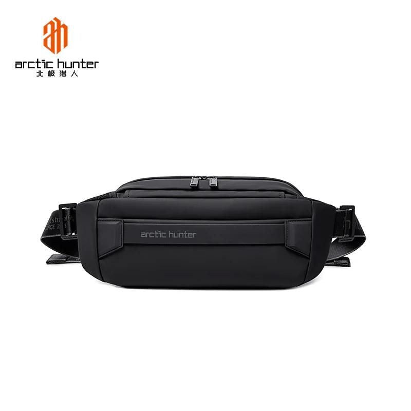 Arctic Hunter Unisex Small Cross Body Waist Pouch with Adjustable Buckle PU Coated Watter Resistant Shoulder bag for Men and Women on Travel Hiking, YB00043