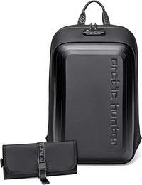 Arctic Hunter Semi Hard Gaming Backpack with Built in TSA lock Water Resistant Anti-Theft 15.6 inch Laptop Backpack for Men and Women, B00451