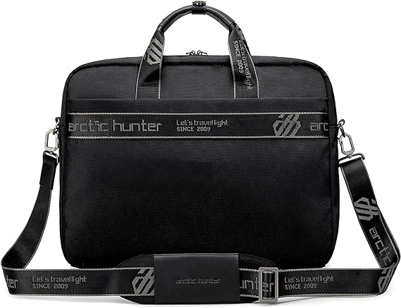 Arctic Hunter Shoulder Laptop Bag Anti-theft 15.6” Laptop Compartmented Messenger Bag with Adjustable Shoulder Strap for Men and Women, GW0004