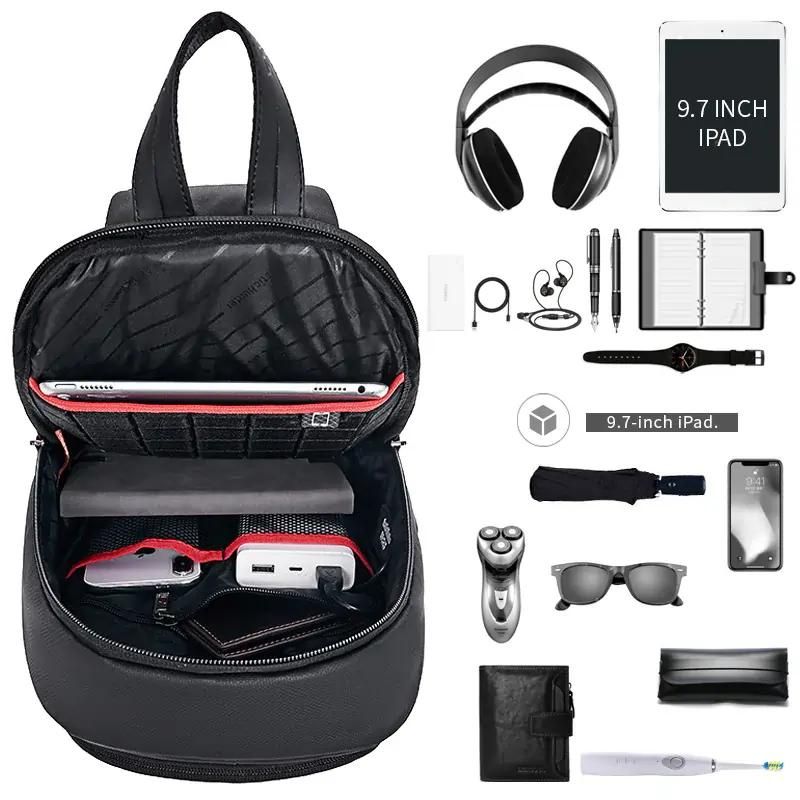 Arctic Hunter Cross-Body Sling Bag Water Resistant Anti-Theft Unisex Shoulder bag with Built in USB Port for Travel Business Shopping, XB00081