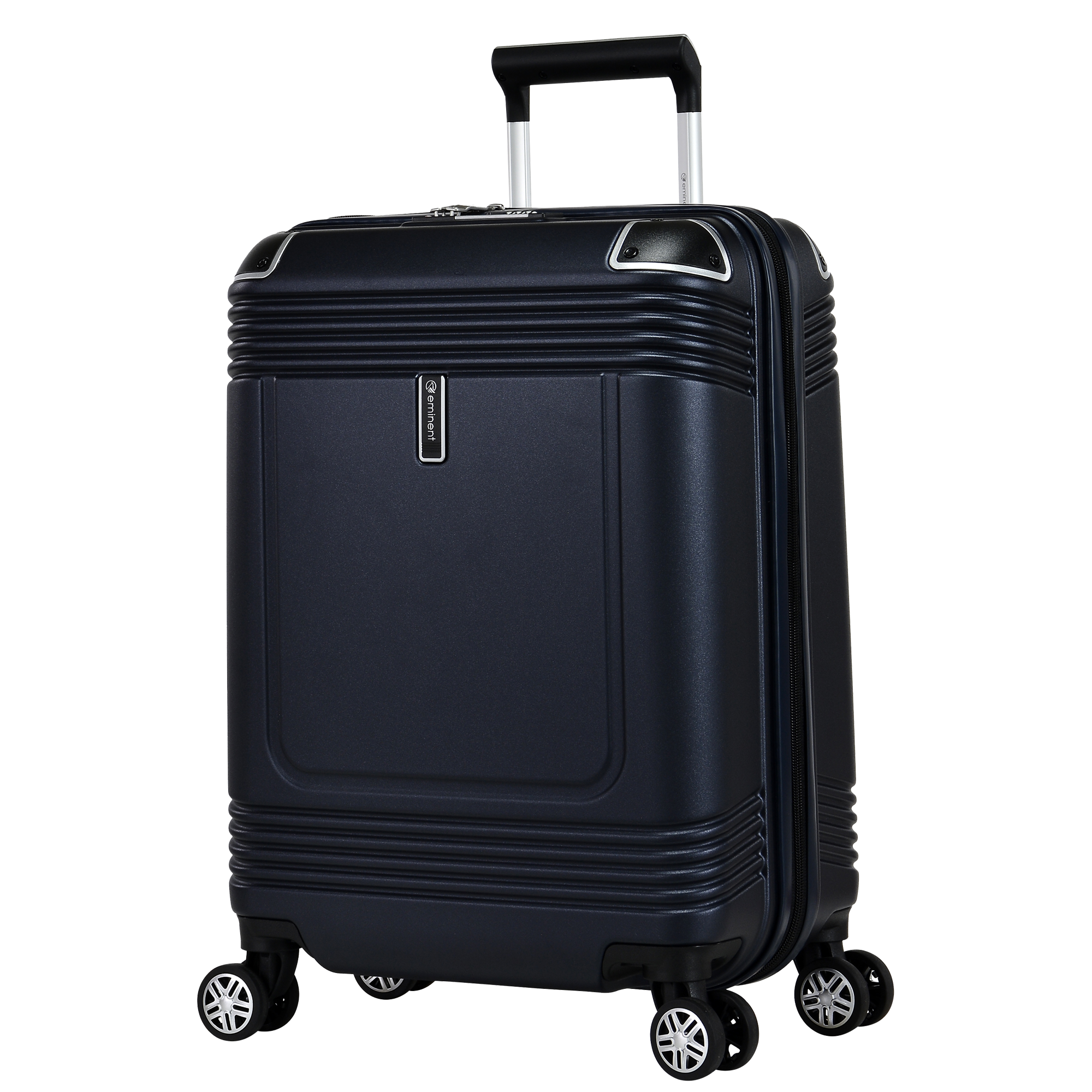 Eminent Makrolon Hard Case Suitcase Carry On Luggage Trolley with TSA Approved Combination Lock and 4 Quite 360 double spinner wheels KK10 20