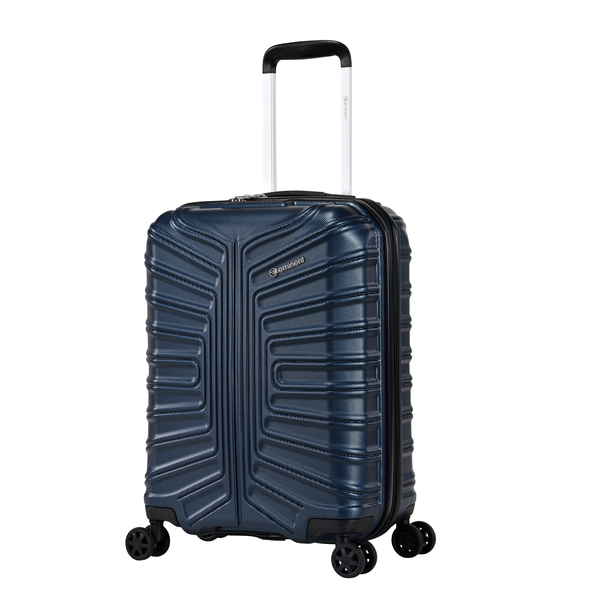 Eminent Hard Case Suitcase Compound TPO Ultra Light Carry On Luggage Trolley with TSA Approved Combination Lock and 4 Quite 360 double spinner