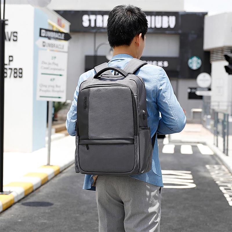 Arctic Hunter Casual Travel Backpack Water Resistant Unisex School College Bag with Built in USB Port and Laptop Compartment for Men and Women, B00120C