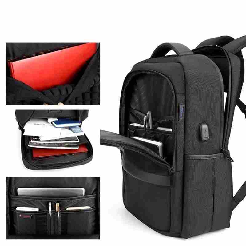 Arctic Hunter Casual Travel Backpack Water Resistant Unisex School College Bag with Built in USB Port and Laptop Compartment for Men and Women, B00120C