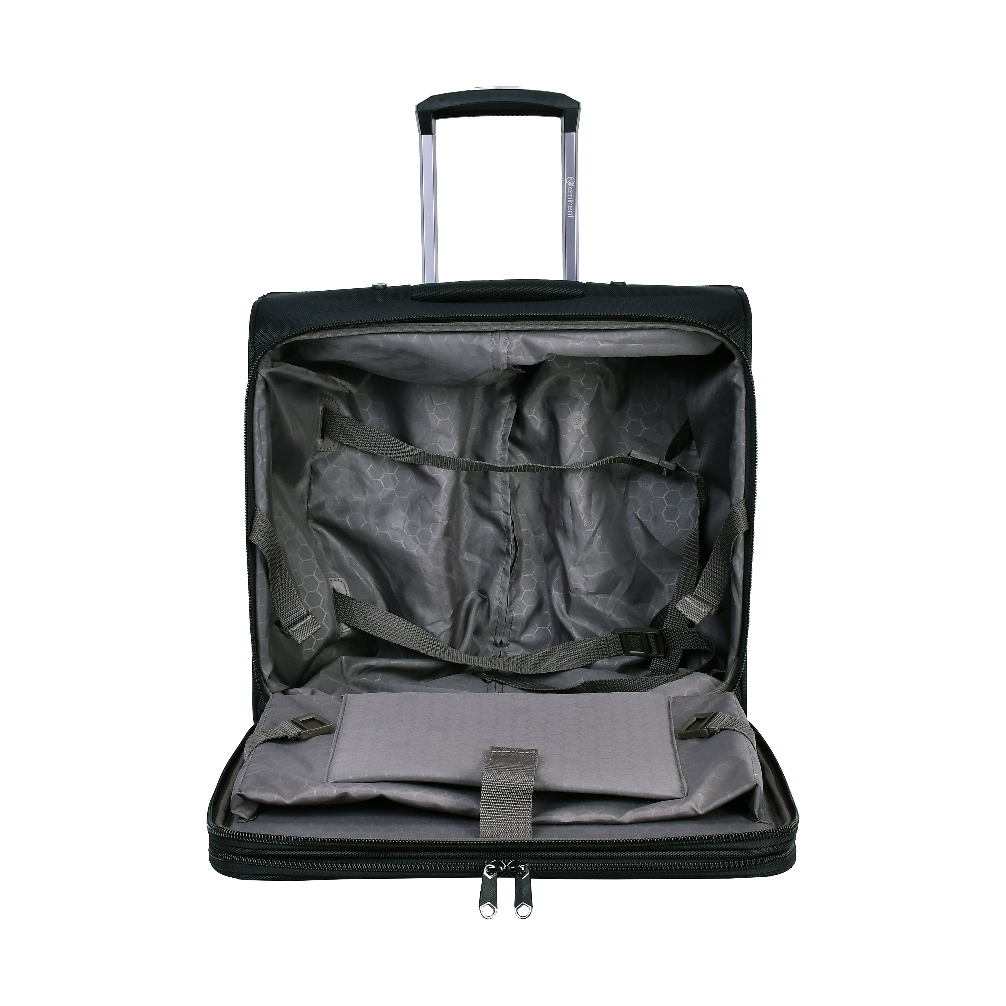 Eminent Water Repellant Multi Compartment Unisex Pilot case Trolley for Business Travel and Office, V135-17