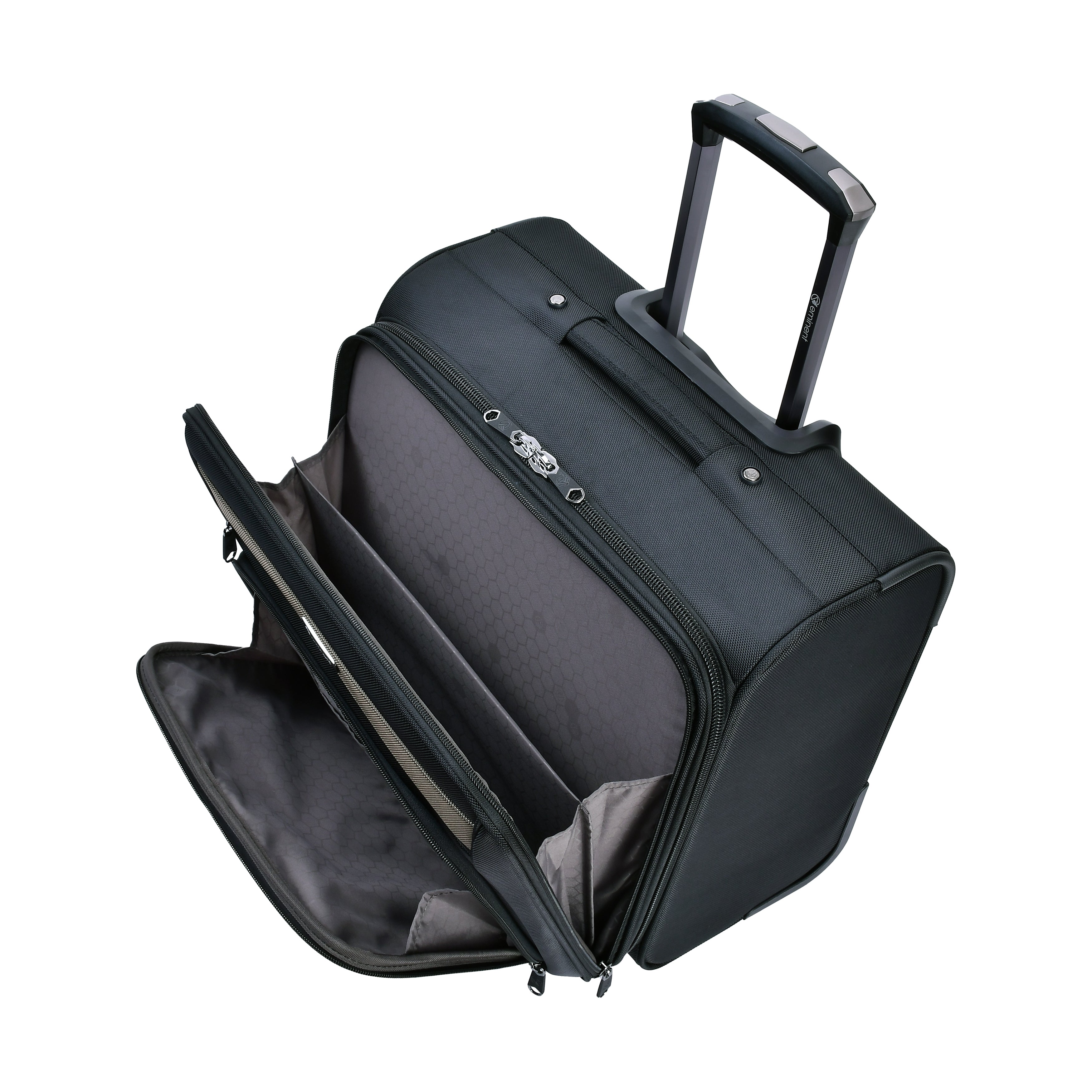 Eminent Water Repellant Multi Compartment Unisex Pilot case Trolley for Business Travel and Office, V135-17