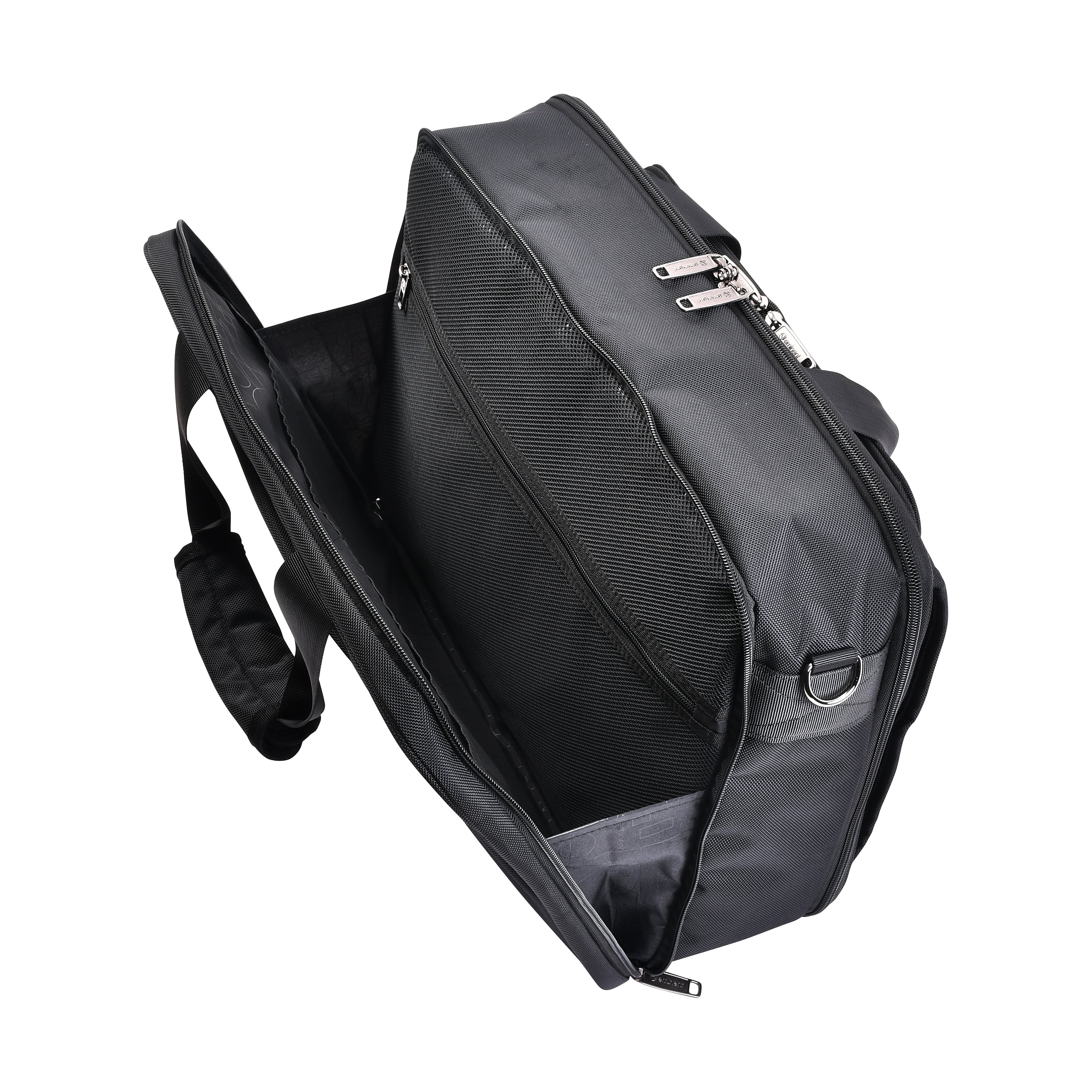 Eminent Premium Polyester Laptop Bag 17 Inch Light Weight 180° Opening Business Laptop Case for Men Women on Travel Business, V612-17