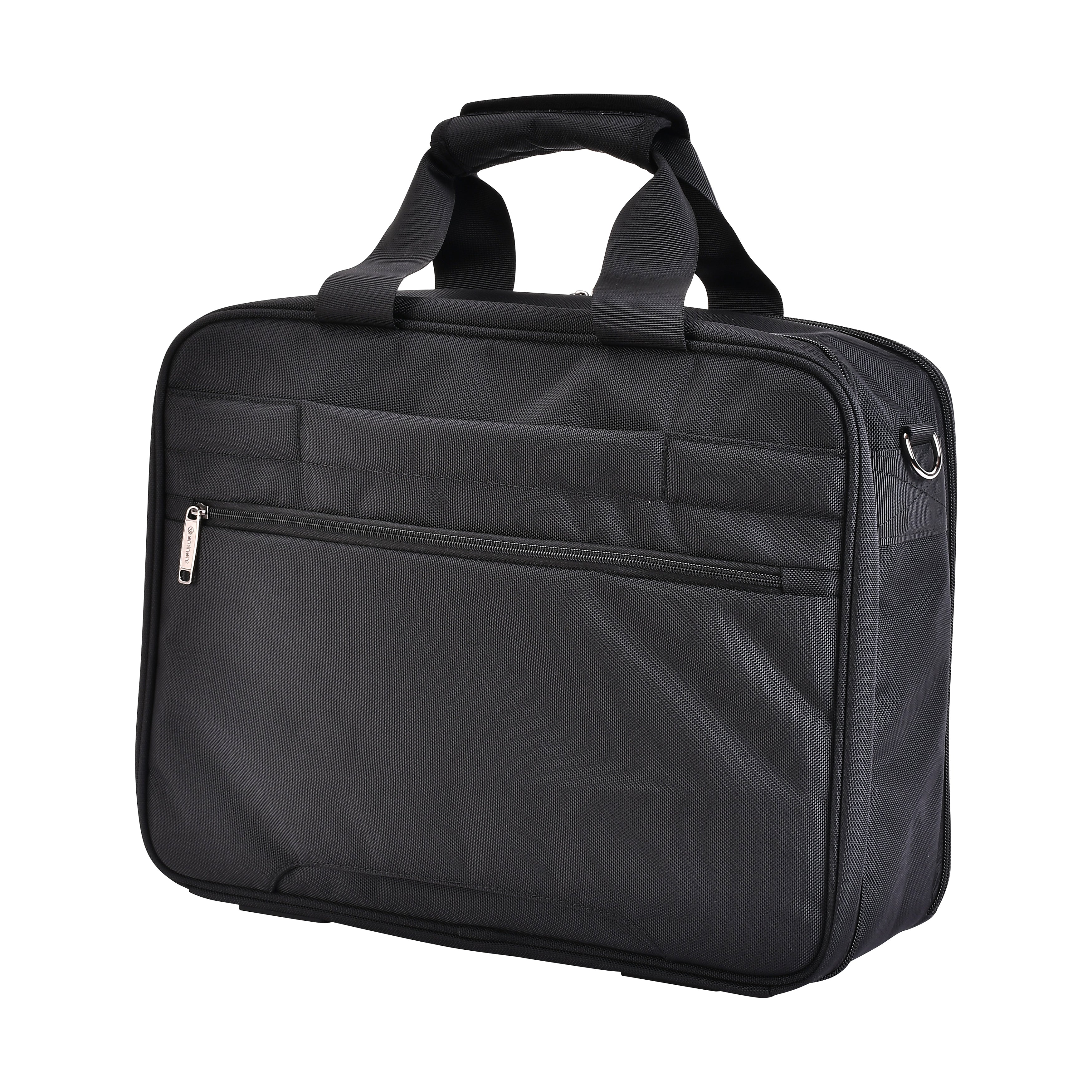 Eminent Premium Polyester Laptop Bag 17 Inch Light Weight 180° Opening Business Laptop Case for Men Women on Travel Business, V612-17