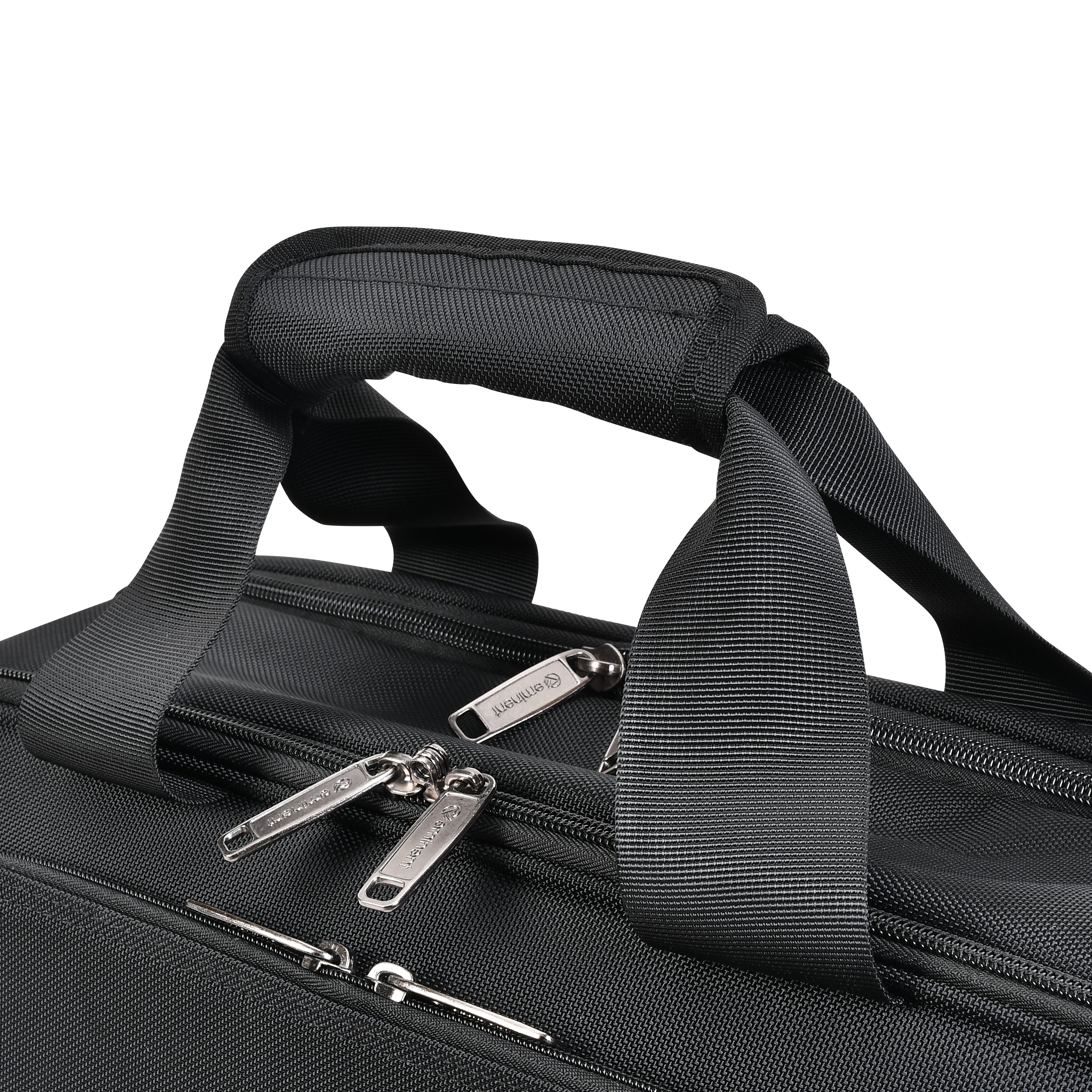 Eminent Premium Polyester Laptop Bag 17 Inch Light Weight 180° Opening Business Laptop Case for Men Women on Travel Business, V612-17