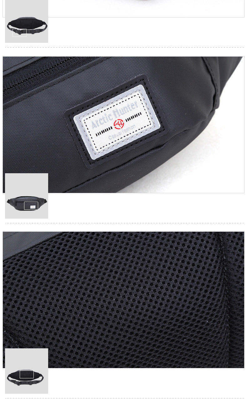 Arctic Hunter Unisex Chest Bag Water Resistant Polyester Crossbody Travel Hiking Outdoor Shopping bag for Men and Women, YB14001