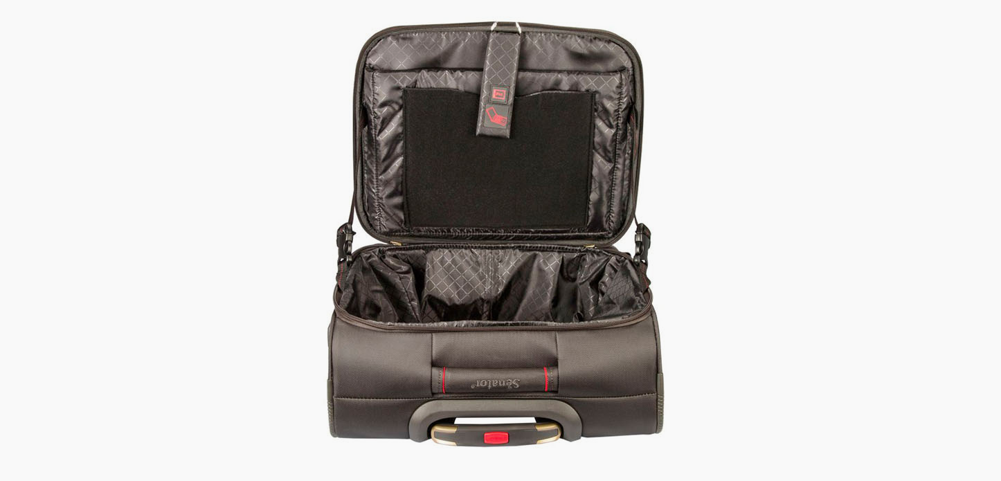Pilotcase flight crew luggage  by Senator for executive use (GM12082-10AW-16.5 GRY) - buyluggageonline