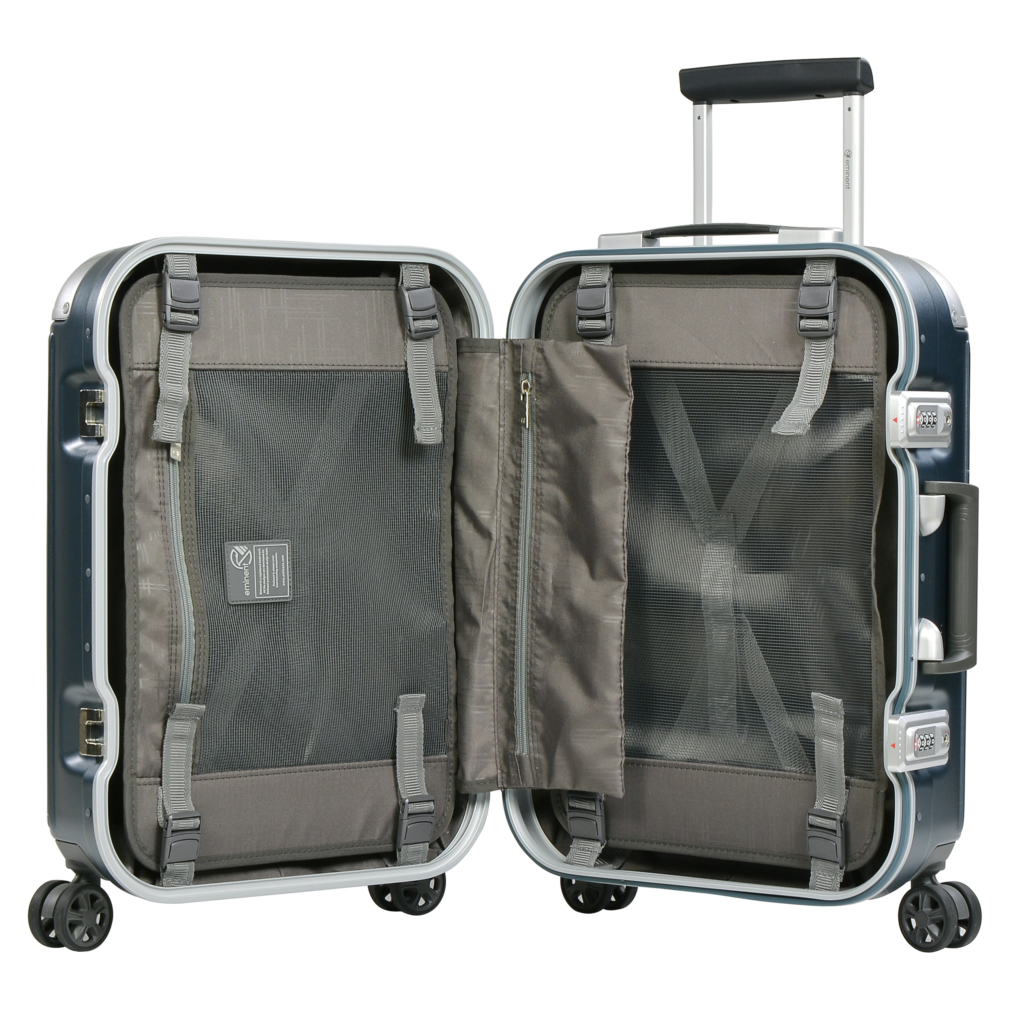 Eminent cabin size 20” PC Frame Light Weight Spinner luggage Trolley bag (E9R5-20) - buyluggageonline