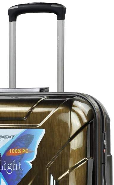 Eminent Checked Travel Luggage Bag 4-Twin 360° Wheel Trolley (E9F7-24)