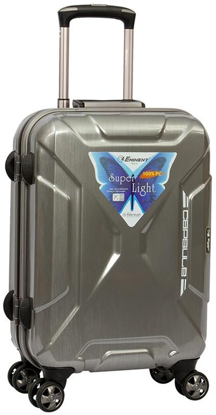 Eminent Checked Travel Luggage Bag 4-Twin 360° Wheel Trolley (E9F7-24)