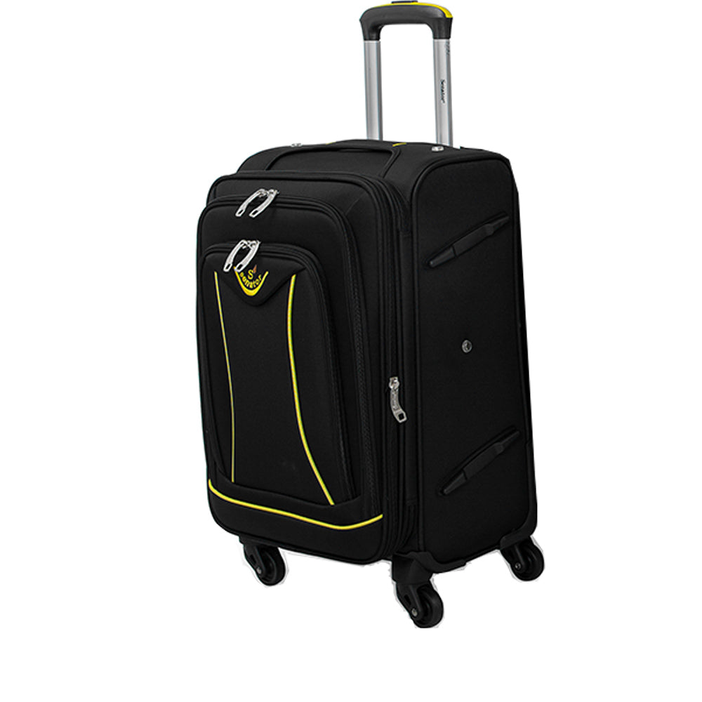 Senator wheeled lugggae Soft Spinner Trolley Case (LL032-24) - buyluggageonline