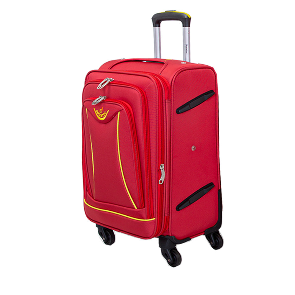 Senator wheeled lugggae Soft Spinner Trolley Case (LL032-24) - buyluggageonline