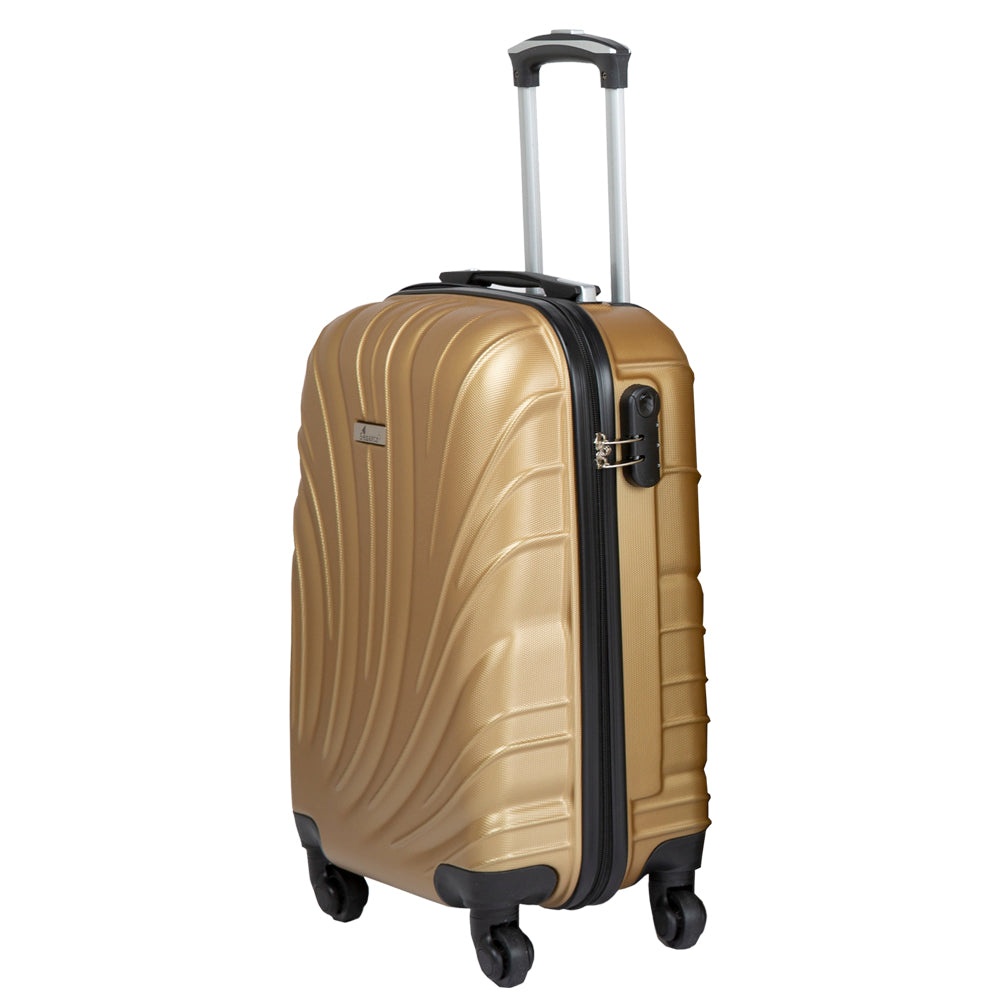 Hard case hot sale wheeled luggage