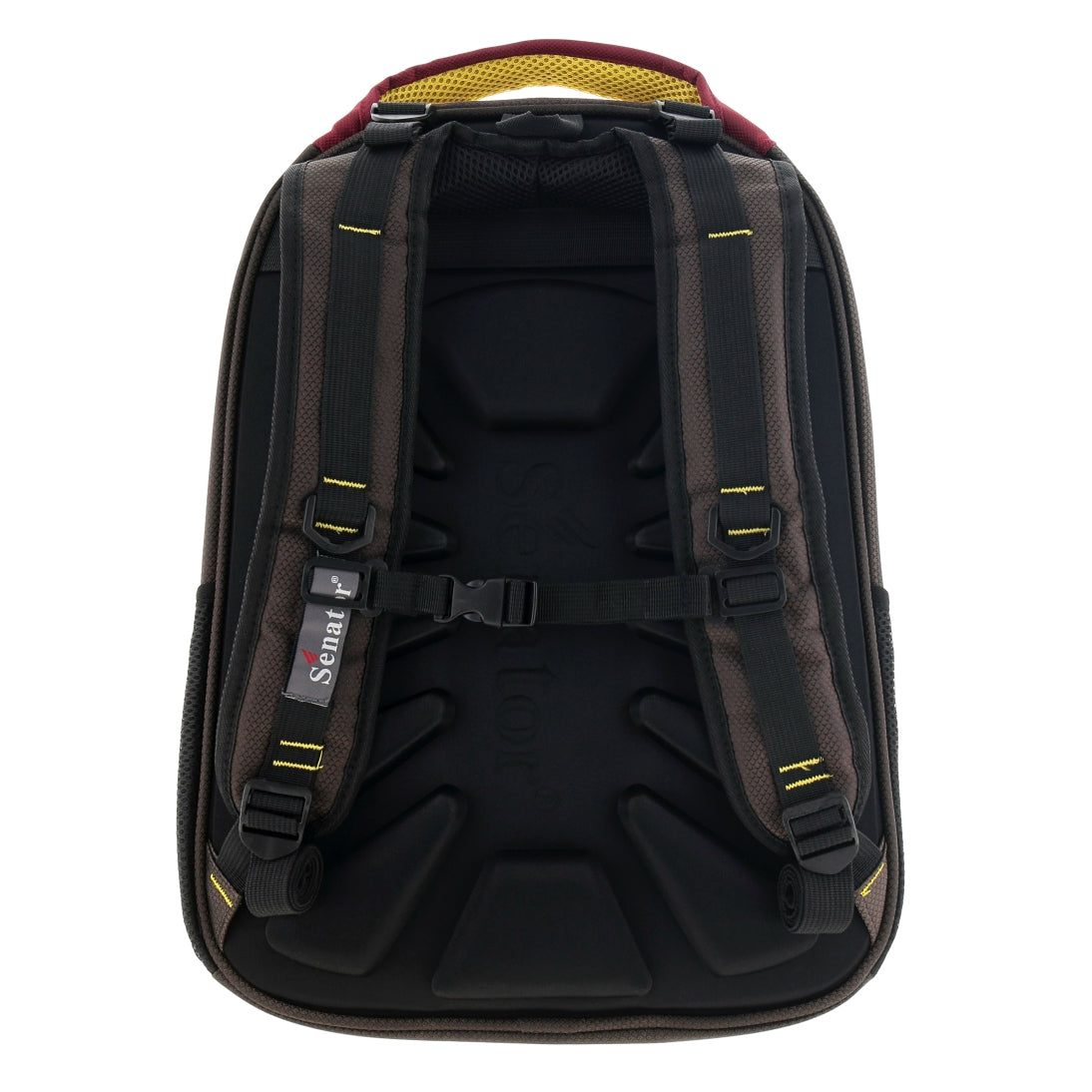 Senator Travel Laptop Backpack Nylon Large Computer Backpack Water Repellent School Daypack 49 Cm with Laptop Compartment RFID Pockets for Work Business College Men Women KH3001 (Coffee)