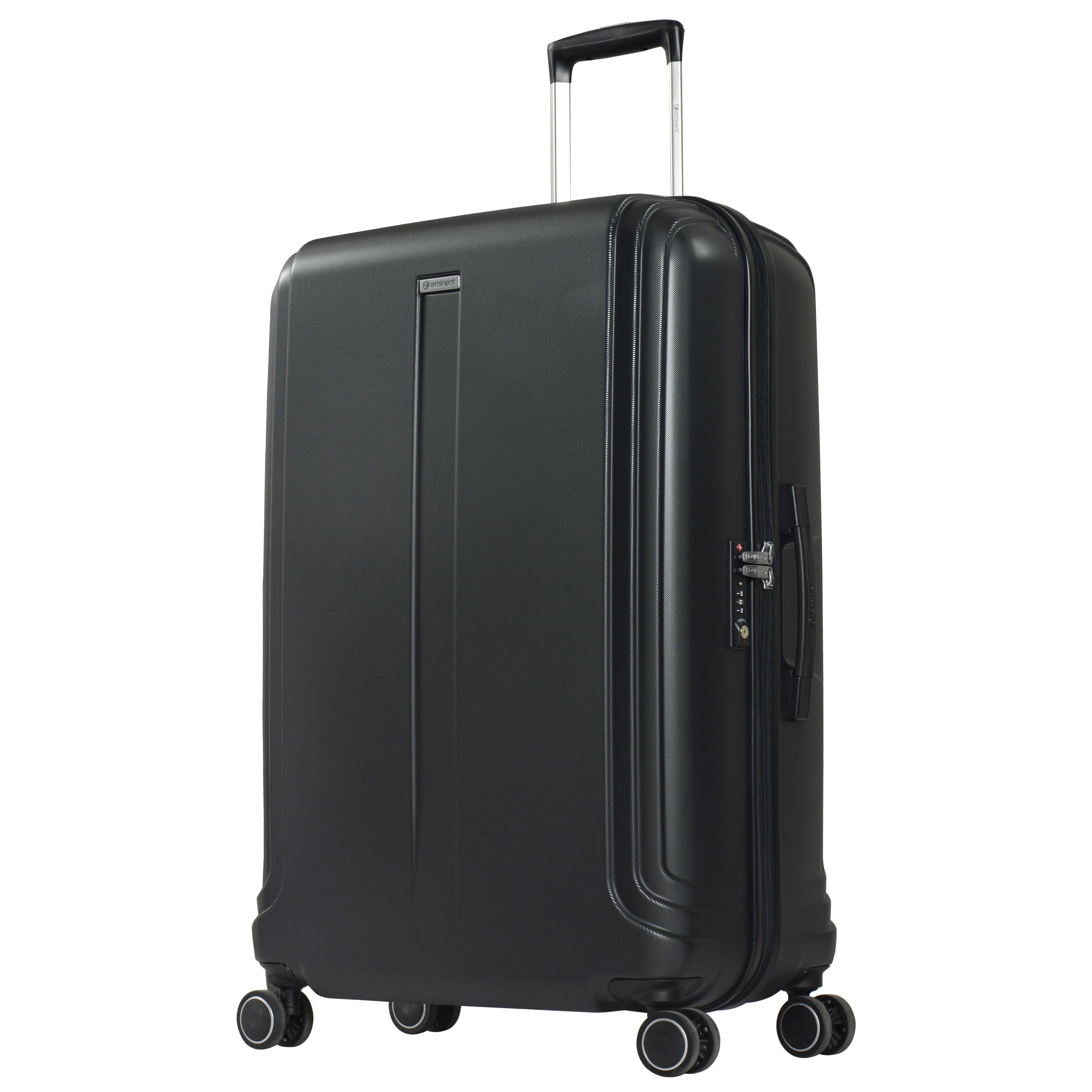 24" PC Zipper Spinner checked baggage trolley by Eminent (KJ09-24) - buyluggageonline