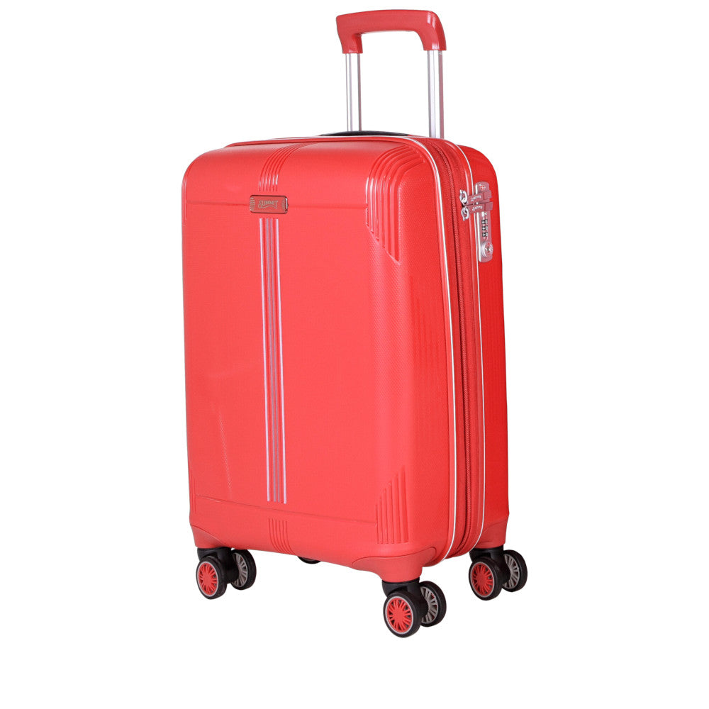 Checked Luggage trolley bag by Summit (PP807T4-24) - buyluggageonline
