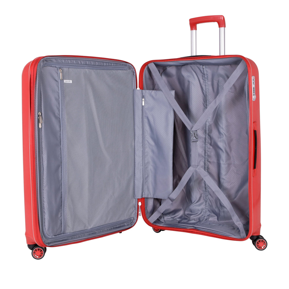Checked luggage trolley bag by Summit (PP807T4-28) - buyluggageonline