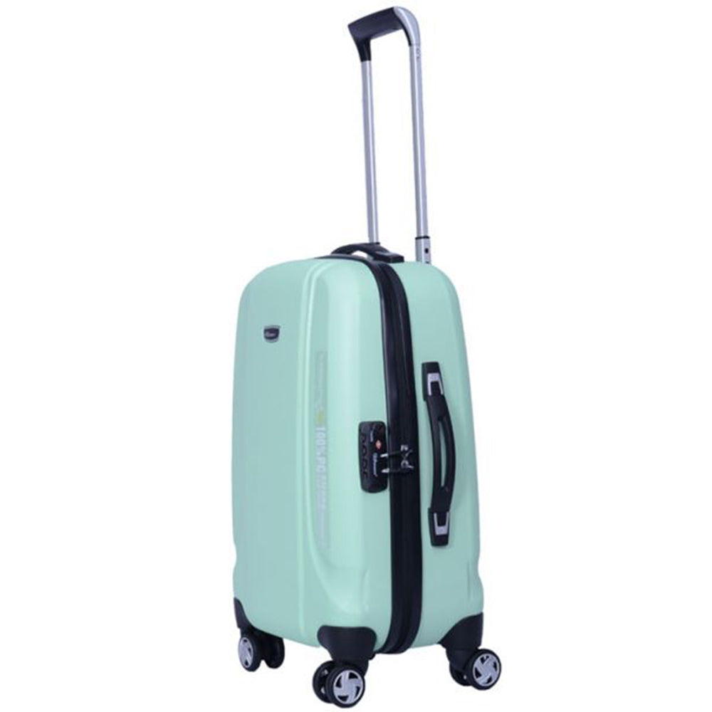 24 Inch Eminent checked luggage PC Emboss 732 Spinner Trolley bag (KF31-24) - buyluggageonline